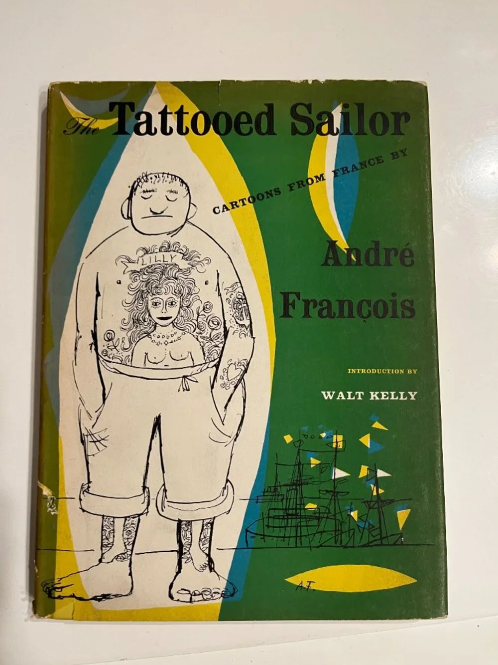 The Tattooed Sailor Book Andre Francois (1953) Possible Signature